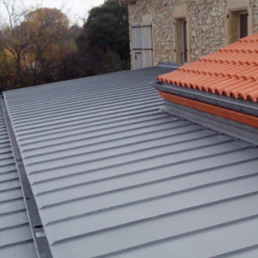 Toiture zinc